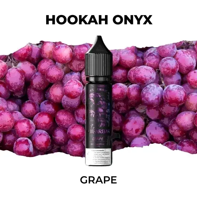 Alibarbar Hookah Onyx Grape disposable vape, Grape flavour