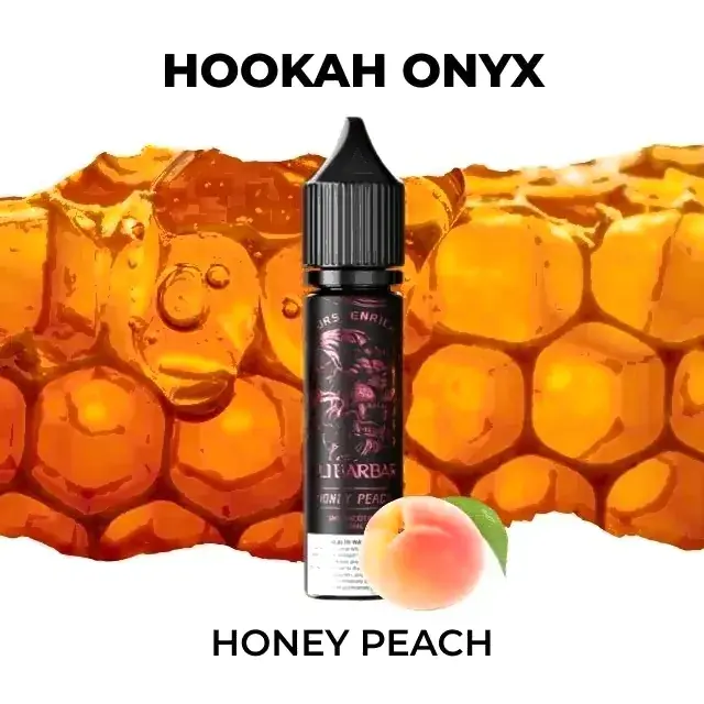 Alibarbar Hookah Onyx Honey Peach disposable vape, Honey Peach flavour